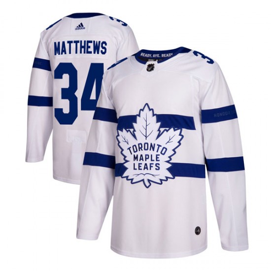 Adidas Auston Matthews Toronto Maple Leafs Men's Authentic 2018 Stadium Series Jersey - White