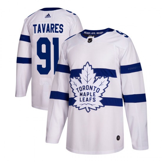 Adidas John Tavares Toronto Maple Leafs Men's Authentic 2018 Stadium Series Jersey - White