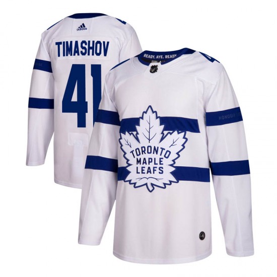 Adidas Dmytro Timashov Toronto Maple Leafs Men's Authentic 2018 Stadium Series Jersey - White