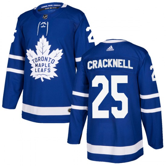 Adidas Adam Cracknell Toronto Maple Leafs Men's Authentic Home Jersey - Blue