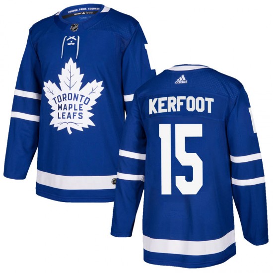 Adidas Alexander Kerfoot Toronto Maple Leafs Men's Authentic Home Jersey - Blue