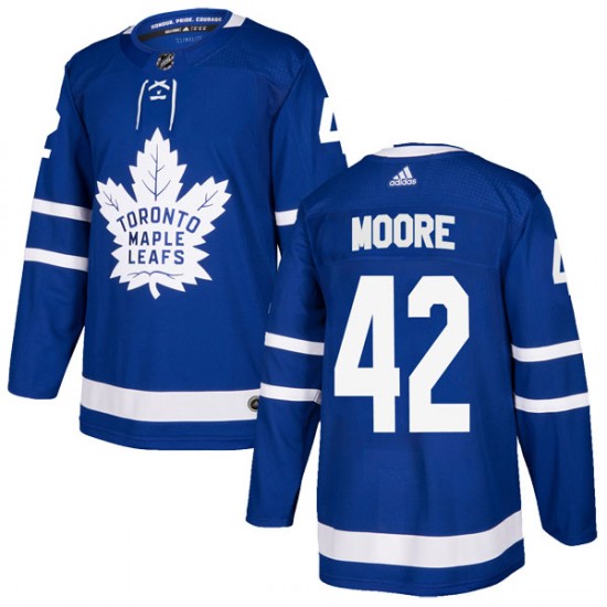Adidas Trevor Moore Toronto Maple Leafs Men's Authentic Home Jersey - Blue