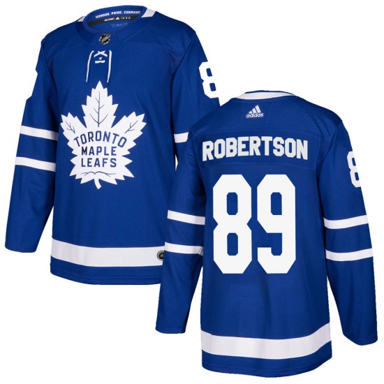 Adidas Nicholas Robertson Toronto Maple Leafs Men's Authentic Home Jersey - Blue
