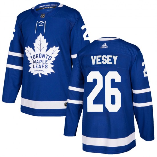 Adidas Jimmy Vesey Toronto Maple Leafs Men's Authentic Home Jersey - Blue