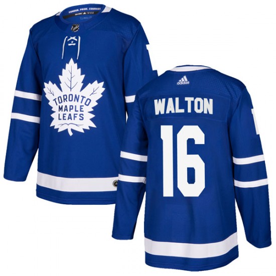 Adidas Mike Walton Toronto Maple Leafs Men's Authentic Home Jersey - Blue