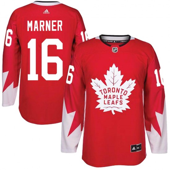Adidas Mitch Marner Toronto Maple Leafs Youth Authentic Alternate Jersey - Red