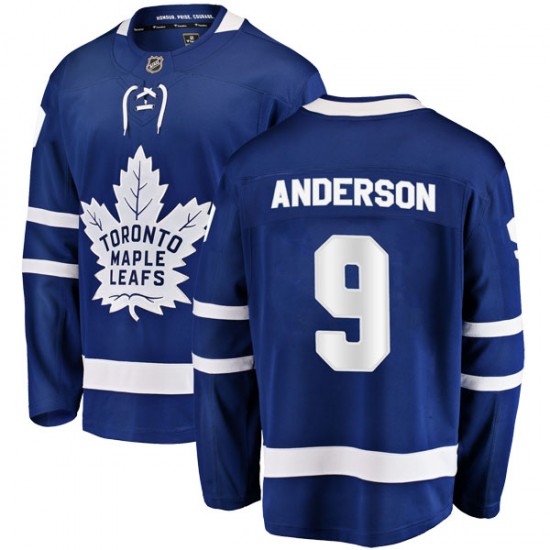 Fanatics Branded Glenn Anderson Toronto Maple Leafs Youth Breakaway Home Jersey - Blue