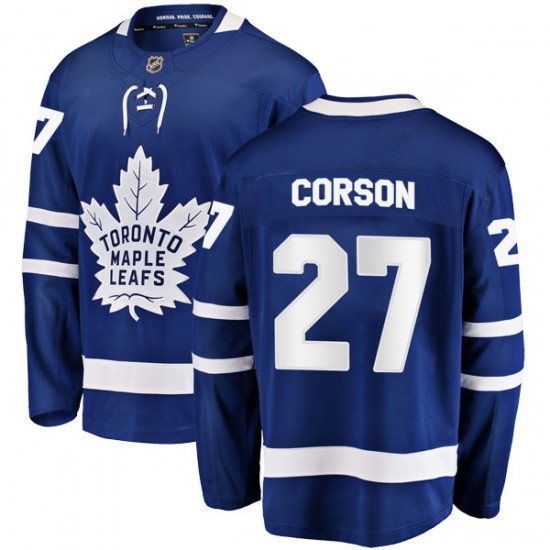 Fanatics Branded Shayne Corson Toronto Maple Leafs Youth Breakaway Home Jersey - Blue