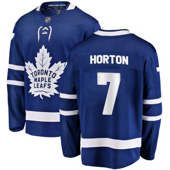 Fanatics Branded Tim Horton Toronto Maple Leafs Youth Breakaway Home Jersey - Blue