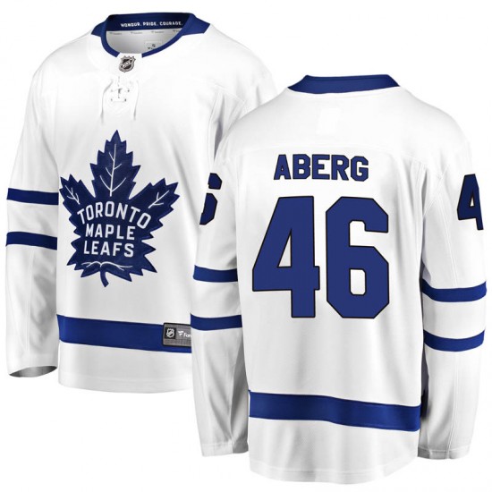 Fanatics Branded Pontus Aberg Toronto Maple Leafs Men's Breakaway Away Jersey - White