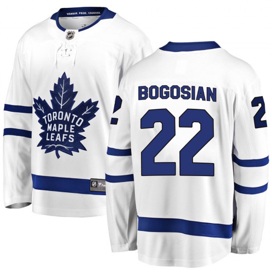Fanatics Branded Zach Bogosian Toronto Maple Leafs Men's Breakaway Away Jersey - White