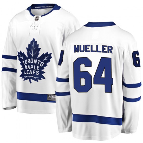Fanatics Branded Chris Mueller Toronto Maple Leafs Men's Breakaway Away Jersey - White