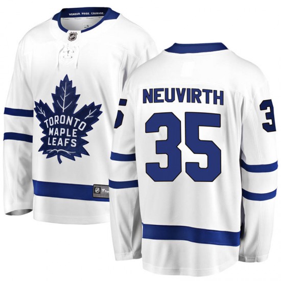 Fanatics Branded Michal Neuvirth Toronto Maple Leafs Men's Breakaway Away Jersey - White