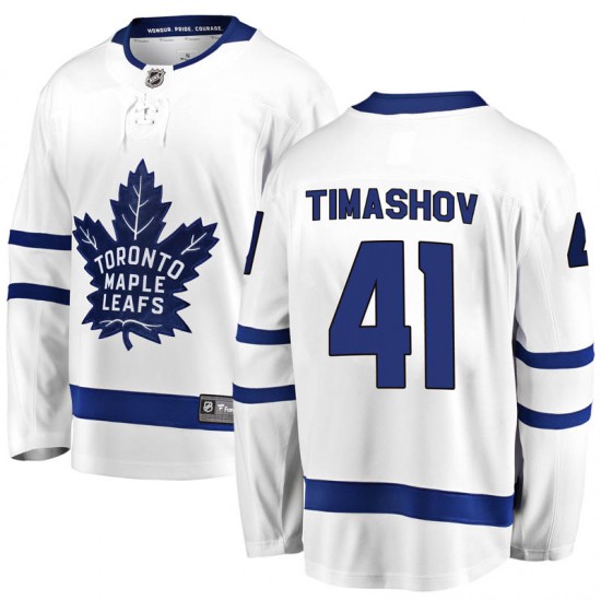 Fanatics Branded Dmytro Timashov Toronto Maple Leafs Men's Breakaway Away Jersey - White