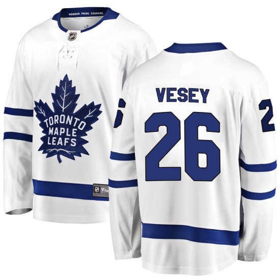 Fanatics Branded Jimmy Vesey Toronto Maple Leafs Men's Breakaway Away Jersey - White