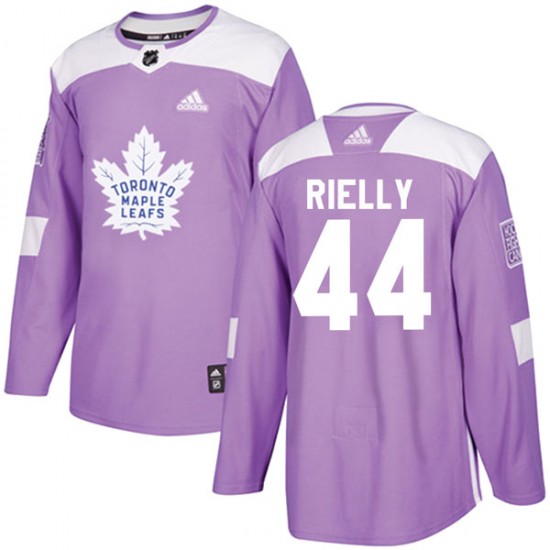Adidas Morgan Rielly Toronto Maple Leafs Men's Authentic Fights Cancer Practice Jersey - Purple
