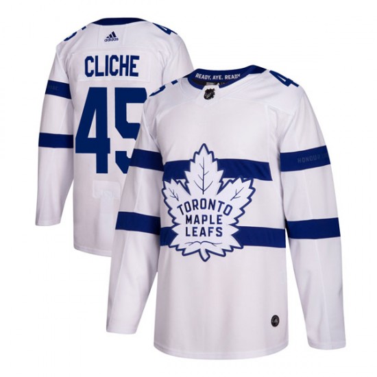 Adidas Marc-Andre Cliche Toronto Maple Leafs Youth Authentic 2018 Stadium Series Jersey - White