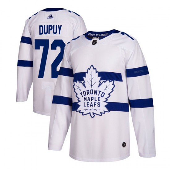 Adidas Jean Dupuy Toronto Maple Leafs Youth Authentic 2018 Stadium Series Jersey - White