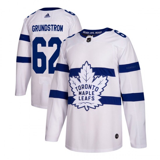 Adidas Carl Grundstrom Toronto Maple Leafs Youth Authentic 2018 Stadium Series Jersey - White
