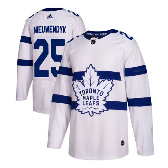 Adidas Joe Nieuwendyk Toronto Maple Leafs Youth Authentic 2018 Stadium Series Jersey - White