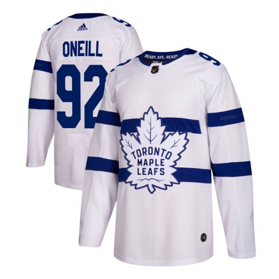 Adidas Jeff O'neill Toronto Maple Leafs Youth Authentic 2018 Stadium Series Jersey - White