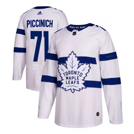 Adidas J.J. Piccinich Toronto Maple Leafs Youth Authentic 2018 Stadium Series Jersey - White