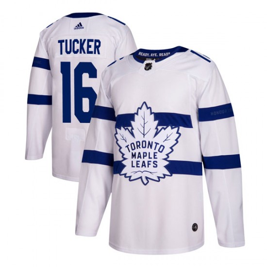 Adidas Darcy Tucker Toronto Maple Leafs Youth Authentic 2018 Stadium Series Jersey - White