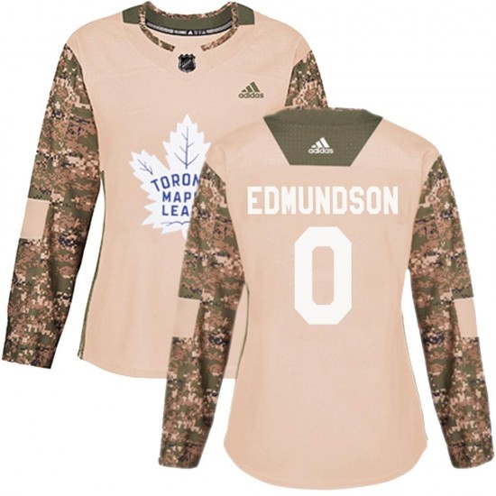 Adidas Joel Edmundson Toronto Maple Leafs Women's Authentic Veterans Day Practice Jersey - Camo