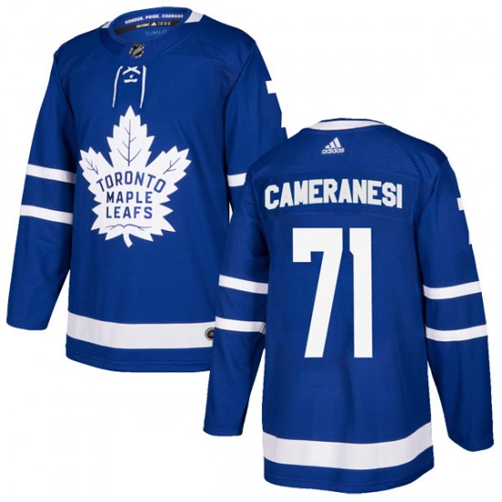Adidas Tony Cameranesi Toronto Maple Leafs Youth Authentic Home Jersey - Blue