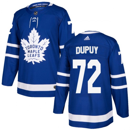 Adidas Jean Dupuy Toronto Maple Leafs Youth Authentic Home Jersey - Blue