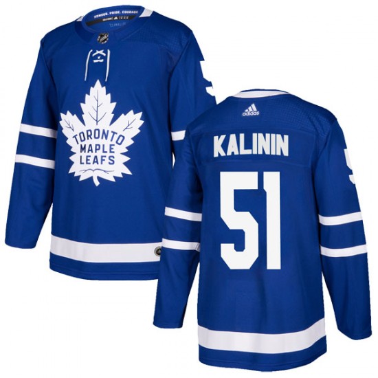 Adidas Sergey Kalinin Toronto Maple Leafs Youth Authentic Home Jersey - Blue