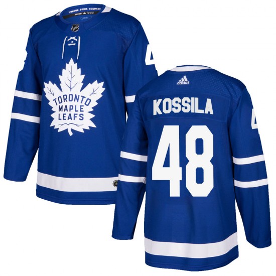Adidas Kalle Kossila Toronto Maple Leafs Youth Authentic Home Jersey - Blue