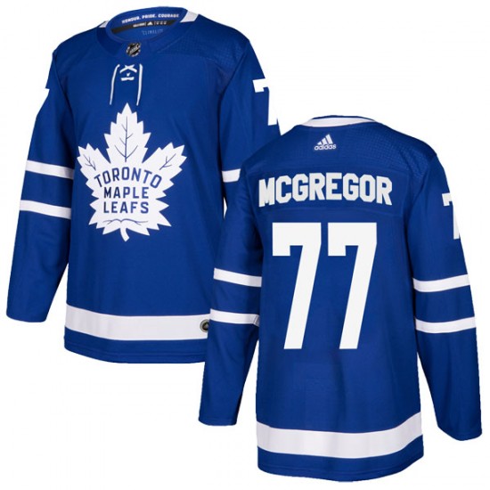 Adidas Ryan McGregor Toronto Maple Leafs Youth Authentic Home Jersey - Blue