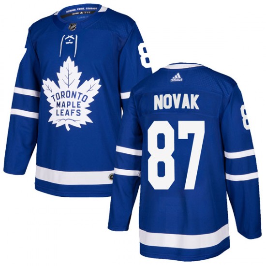 Adidas Max Novak Toronto Maple Leafs Youth Authentic Home Jersey - Blue