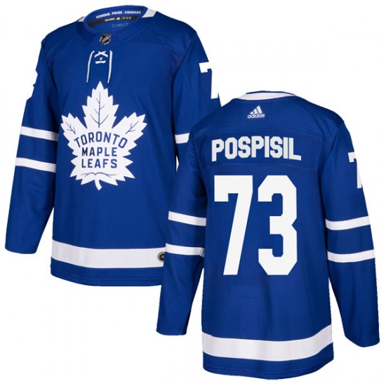 Adidas Kristian Pospisil Toronto Maple Leafs Youth Authentic Home Jersey - Blue
