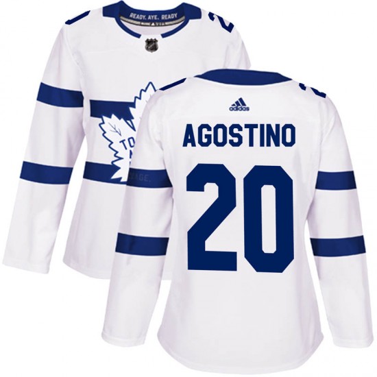 Adidas Kenny Agostino Toronto Maple Leafs Women's Authentic 2018 Stadium Series Jersey - White