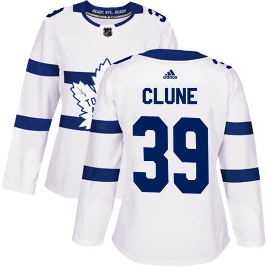 Adidas Rich Clune Toronto Maple Leafs Women's Authentic 2018 Stadium Series Jersey - White