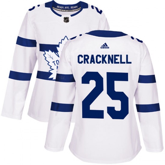 Adidas Adam Cracknell Toronto Maple Leafs Women's Authentic 2018 Stadium Series Jersey - White