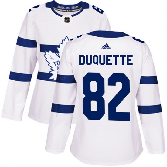Adidas Marc-Olivier Duquette Toronto Maple Leafs Women's Authentic 2018 Stadium Series Jersey - White