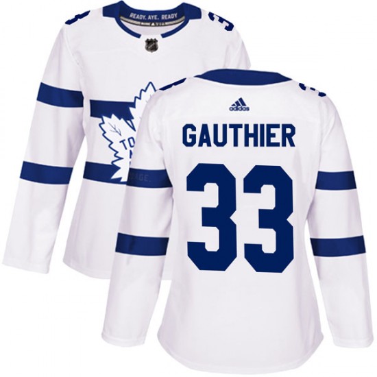 Adidas Frederik Gauthier Toronto Maple Leafs Women's Authentic 2018 Stadium Series Jersey - White