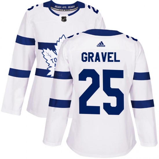 Adidas Kevin Gravel Toronto Maple Leafs Women's Authentic 2018 Stadium Series Jersey - White