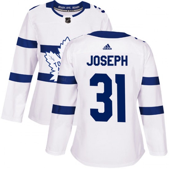 Adidas Curtis Joseph Toronto Maple Leafs Women's Authentic 2018 Stadium Series Jersey - White