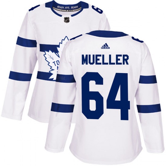 Adidas Chris Mueller Toronto Maple Leafs Women's Authentic 2018 Stadium Series Jersey - White