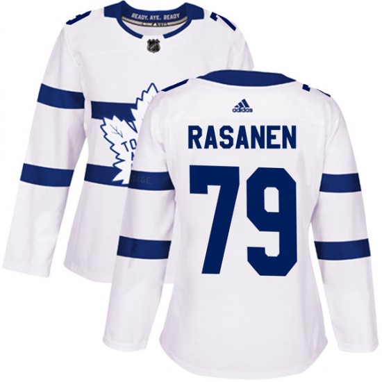 Adidas Eemeli Rasanen Toronto Maple Leafs Women's Authentic 2018 Stadium Series Jersey - White
