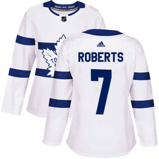 Adidas Gary Roberts Toronto Maple Leafs Women's Authentic 2018 Stadium Series Jersey - White