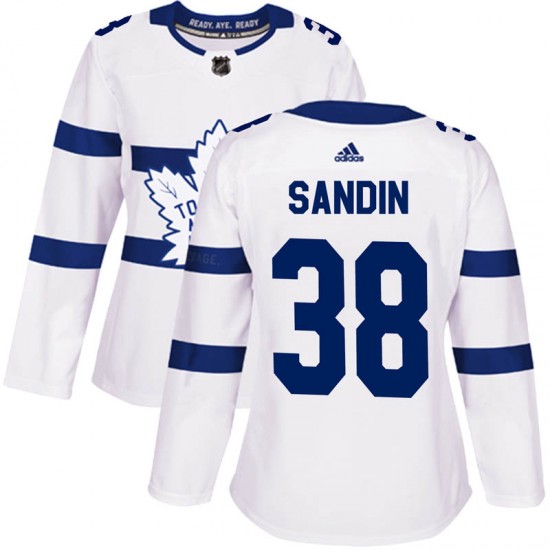 Adidas Rasmus Sandin Toronto Maple Leafs Women's Authentic 2018 Stadium Series Jersey - White