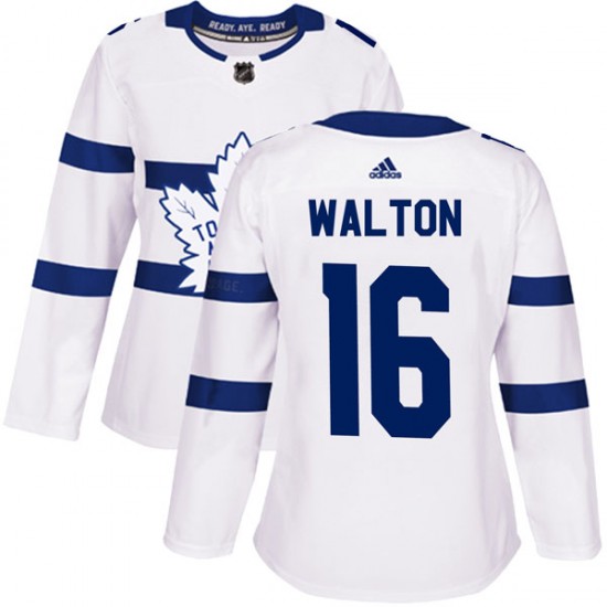 Adidas Mike Walton Toronto Maple Leafs Women's Authentic 2018 Stadium Series Jersey - White
