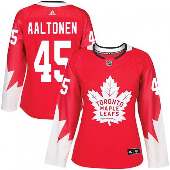Adidas Miro Aaltonen Toronto Maple Leafs Women's Authentic Alternate Jersey - Red