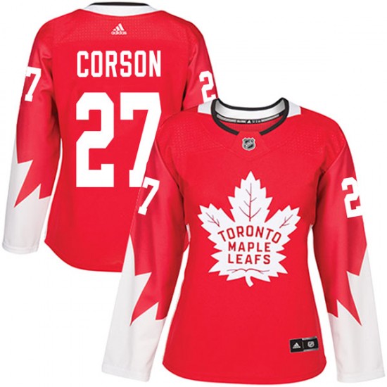 Adidas Shayne Corson Toronto Maple Leafs Women's Authentic Alternate Jersey - Red