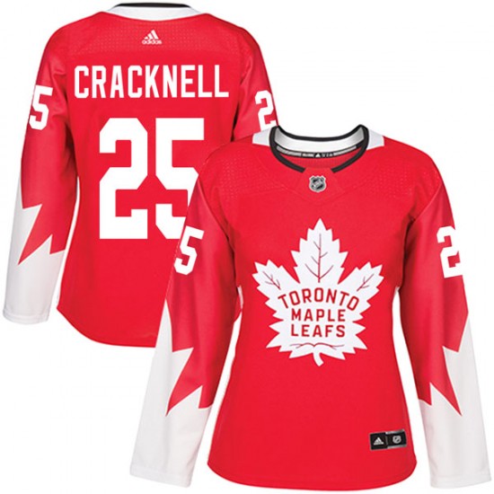 Adidas Adam Cracknell Toronto Maple Leafs Women's Authentic Alternate Jersey - Red